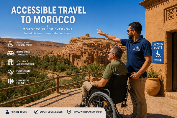 Morocco for disabled visitors Morocco Comfortably with Lovers Morocco Tours